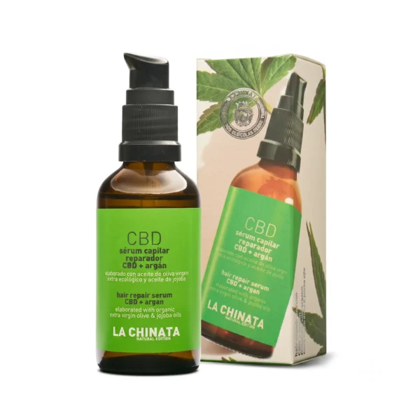 Sérum capilar CBD La Chinata regenerador con AOVE