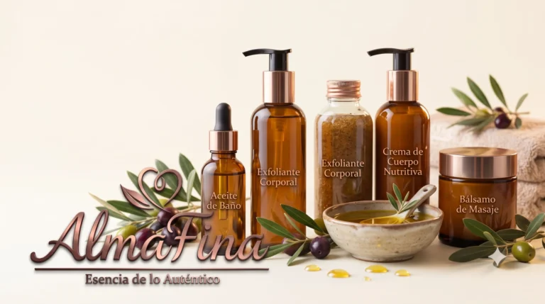 Ritual de cuidado corporal con AOVE